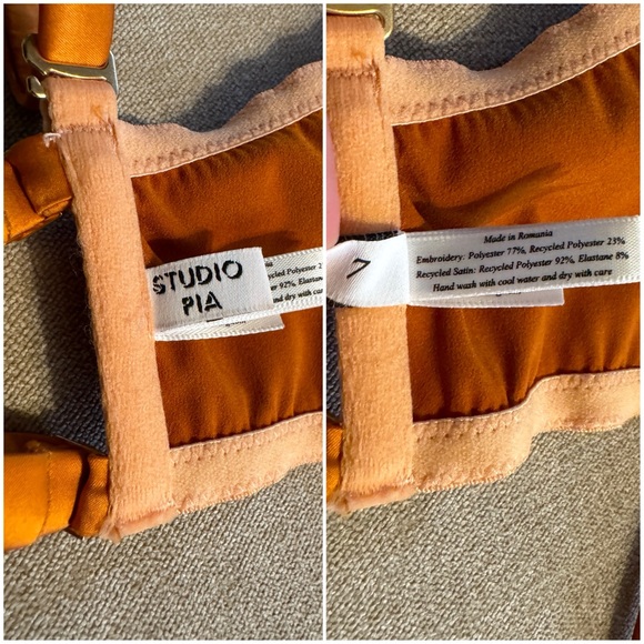 Studio Pia Nora Balconette Bra & Thong, NWOT - Picture 6 of 10